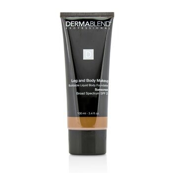 Leg and Body Make Up Buildable Liquid Body Foundation Sunscreen Broad Spectrum SPF 25 - #Deep Natural 85N