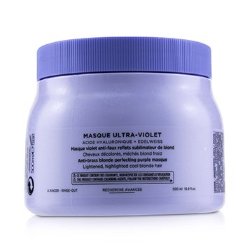 Blond Absolu Masque Ultra-Violet Anti-Brass Blonde Perfecting Purple Masque (Lightened Cool Blonde Hair)