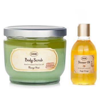 Body Scrub - Mango Kiwi & Shower Oil - Ginger Orange