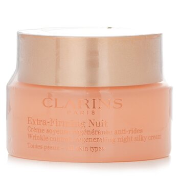 Clarins Extra Firming Nuit Wrinkle Control, Regenerating Night Silky Cream (All Skin Type) (Box Damaged)