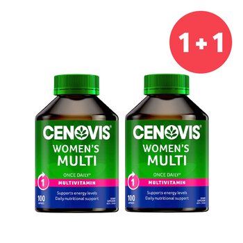 Cenovis 【1+1 Set】Once Daily Womens Multi 100 Capsules