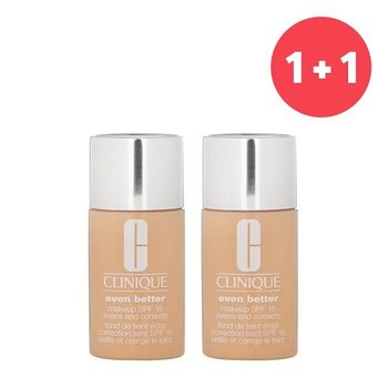 Clinique 【Buy 1 Get 1】Even Better Makeup SPF15 (Dry Combination to Combination Oily) - No. 25 Buff   (Add ONE to Cart and get TWO)