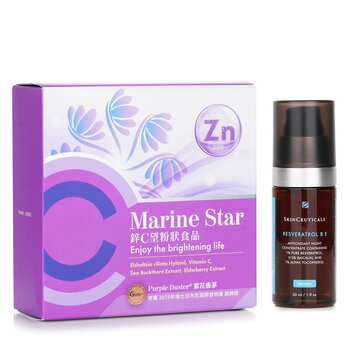 【ECKARE Marine Star Antioxidant Set】KO Influenza. Night Repair Damage. Antioxidant Protection.