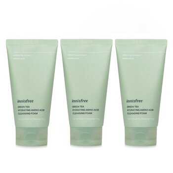 【Super Saver Pack】Green Tea Hydrating Amino Acid Cleansing Foam x3